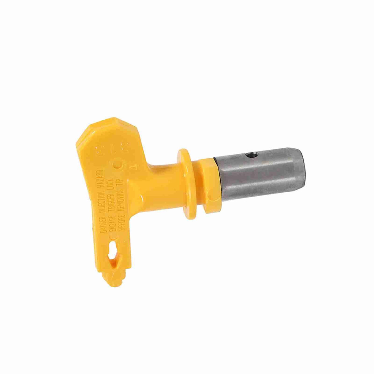 Reversible tungsten steel airless spray gun nozzle tip for garden and home use, compatible with outdoor spray equipment.