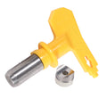 Reversible tungsten steel airless spray gun nozzle accessory for home garden, compatible with outdoor spray equipment.