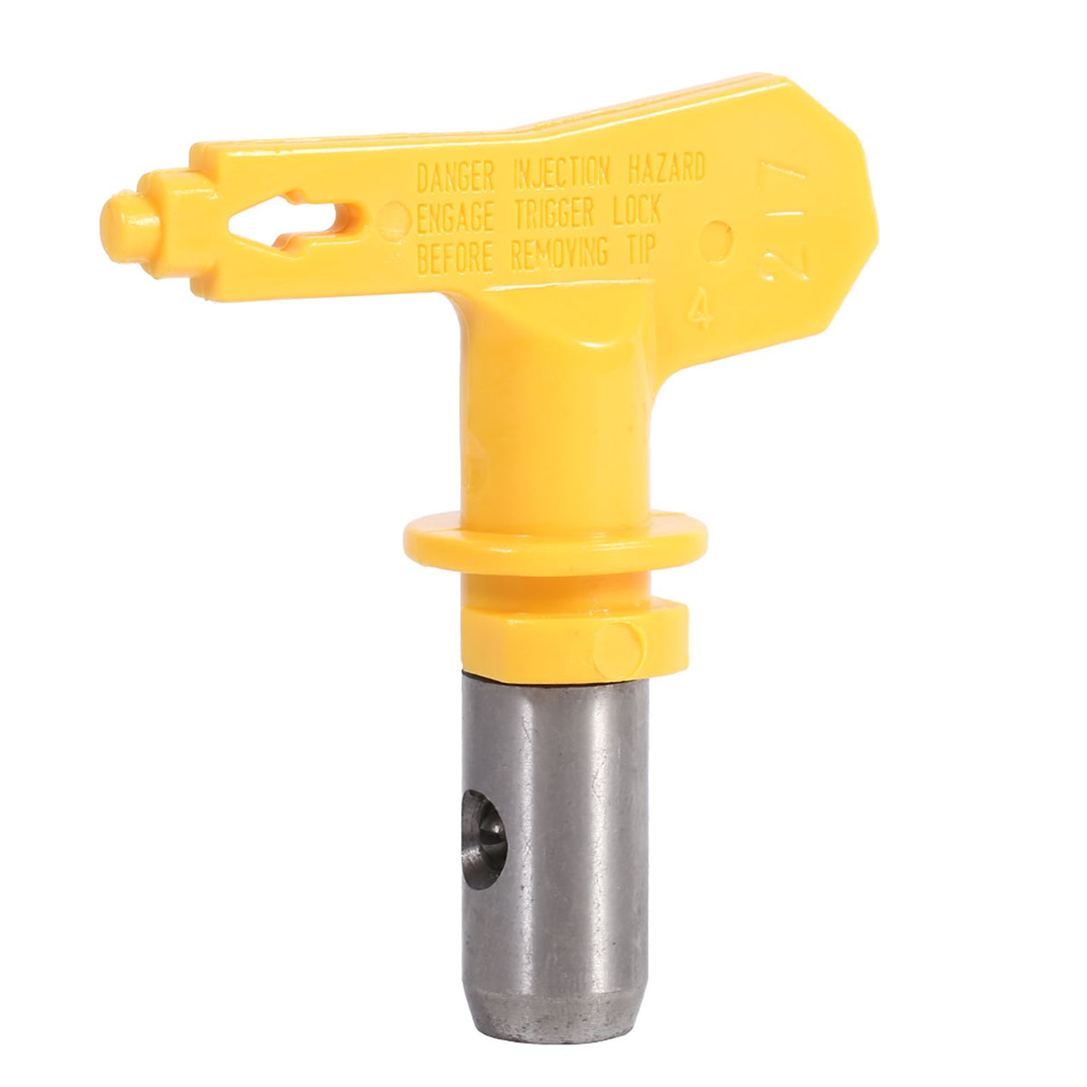 Reversible tungsten steel spray gun nozzle accessory for outdoor spray equipment, suitable for home garden use.