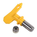 Reversible tungsten steel spray gun nozzle accessory for airless spray guns, suitable for garden and outdoor use.