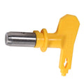 Reversible tungsten steel spray gun nozzle accessory for airless paint sprayers, suitable for home garden use.