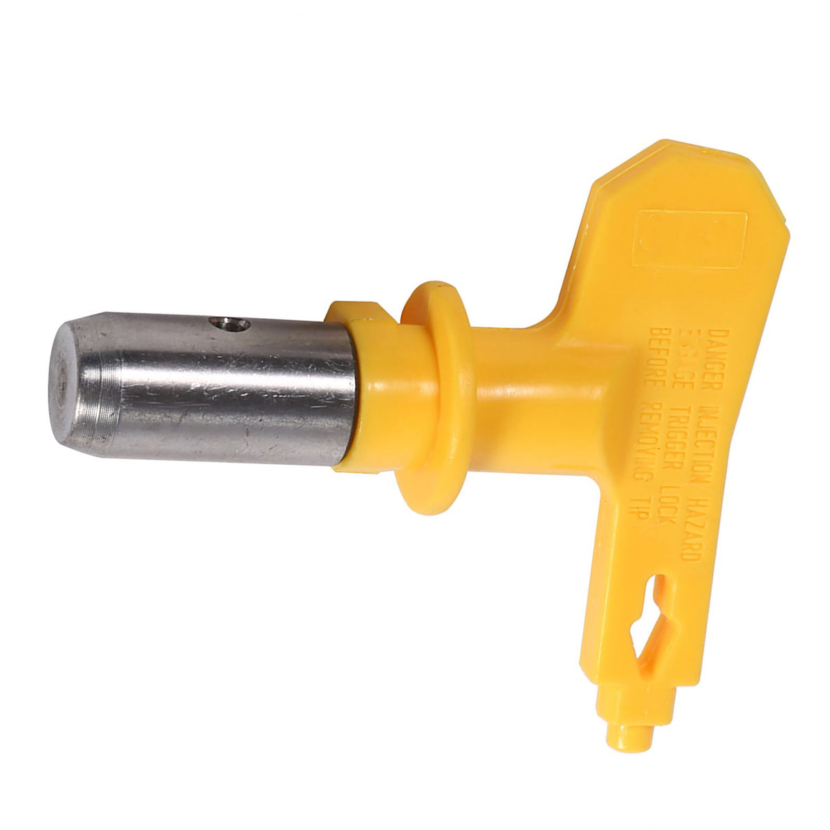 Reversible tungsten steel spray gun nozzle accessory for airless paint sprayers, suitable for home garden use.