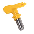 Reversible tungsten steel spray gun nozzle accessory for airless spray equipment, suitable for home and garden use.