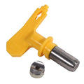 Reversible tungsten steel spray gun nozzle accessory for airless spray guns, suitable for garden use.