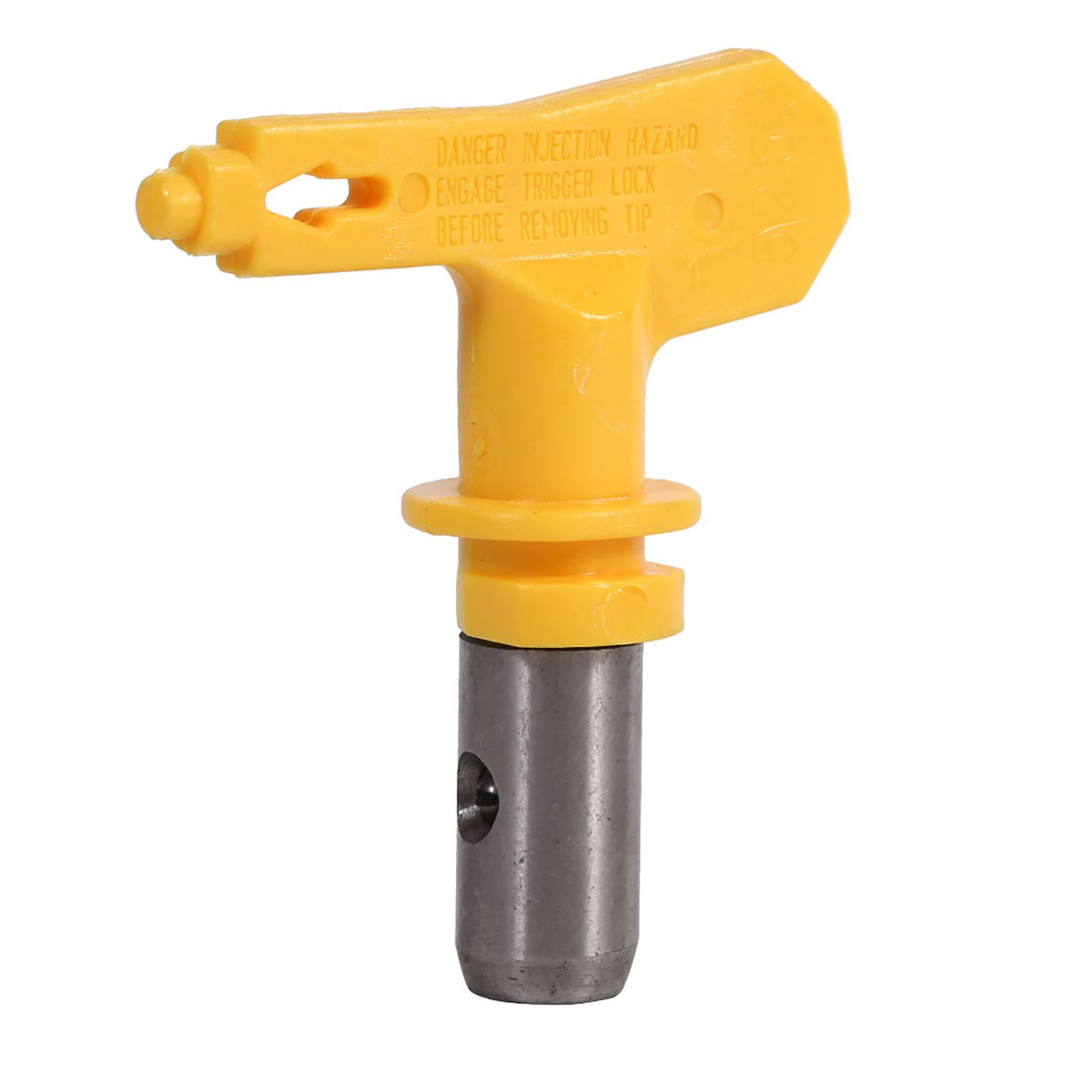 Reversible tungsten steel spray gun nozzle accessory for airless paint sprayers, suitable for home garden use.