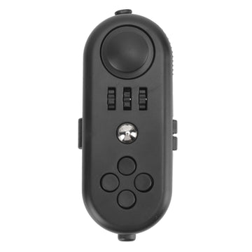 Fidget Toy Reduce Stress Relax Mood Portable Anxiety Sensory EDC Toy Sensory Fidgets Controller Pad 3 All Black