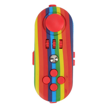 Fidget Toy Reduce Stress Relax Mood Portable Anxiety Sensory EDC Toy Sensory Fidgets Controller Pad 9 Colorful