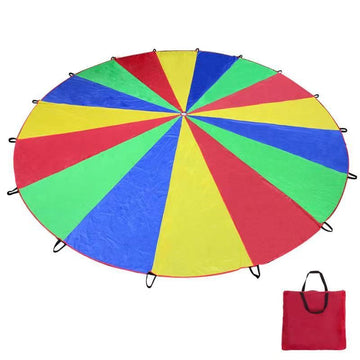 Rainbow Umbrella Cloth Toy 2.6m 8 Panels Rainbow umbrella (2.6 m 8 pieces free 10 ocean balls)