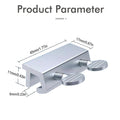 Adjustable stainless steel window limit lock for sliding and single-hung windows, child and pet safety stopper with no-drill installation.