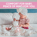 Maisie the Unicorn white noise and lullaby comforter, a plush musical toy for babies and kids by Everything Baby.