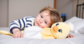Zaylee the Duck baby musical toy with white noise and lullabies, soft plush comforter for soothing infants and kids.