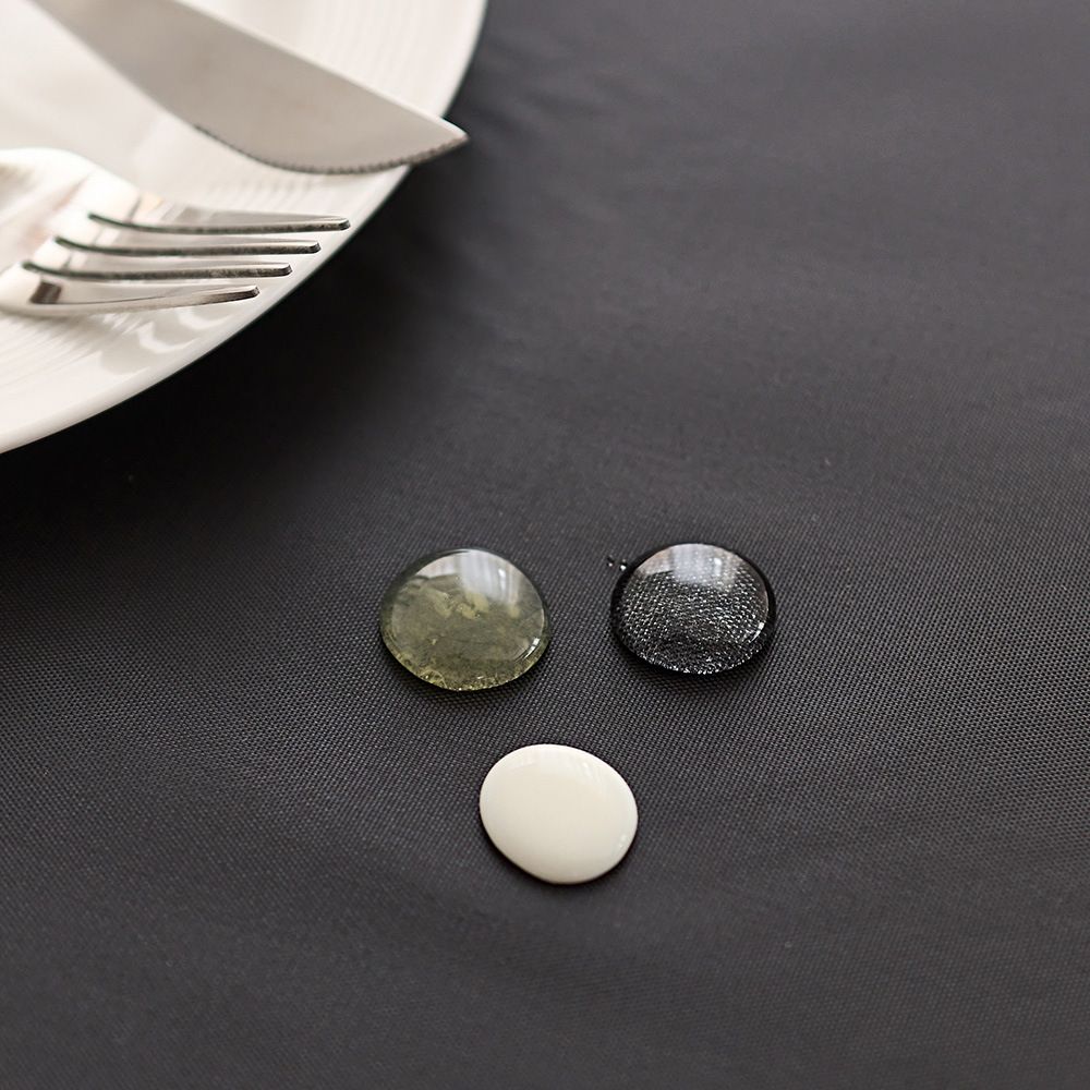 Black waterproof rectangle tablecloth for kitchen or outdoor use, 140x180cm, spillproof and wrinkle-free fabric by Everything Baby.