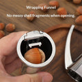 Premium alloy nutcracker with ergonomic long lever, designed for easy shelling of pecans, walnuts, and hazelnuts.