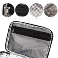 Grey insulated lunch bag by Everything Baby with waterproof design and handle, perfect for kids' school, outdoor picnics, and portable food storage