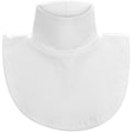 White cotton fake collar for kids, high collar design, warm for autumn and winter, paired with hoodies, casual girls' clothing.