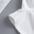 White cotton fake collar for girls, casual high collar accessory for autumn, winter, and spring, pairs with hoodies or shirts.