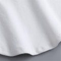 White fake cotton high collar for girls, casual style, suitable for autumn, winter, and spring, pairs well with hoodies and shirts.