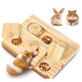 Wooden bird foraging puzzle toy for parrots, parakeets, cockatiels, and sun conures, promote mental enrichment and interactive play.