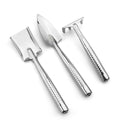 Mini gardening tools set with stainless steel shovel, spade, and rake for indoor plants and pot maintenance by Everything Baby.