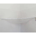 White mesh toy hammock from Everything Baby, 70-inch wall sling for stuffed animals and kids' toy storage.