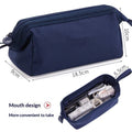 Large capacity pencil case by Everything Baby, showing a spacious pen pouch with multiple compartments for school and travel use.