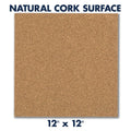 Eight self-adhesive cork tiles from Everything Baby, 12x12 inches, ideal for bulletin boards and wall pin boards in kids' rooms.