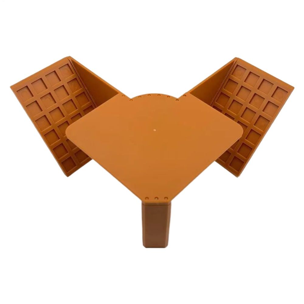 Aquarium fish hideout decoration undergravel tunnel in brown with entrance and interior space, suitable for small freshwater tanks
