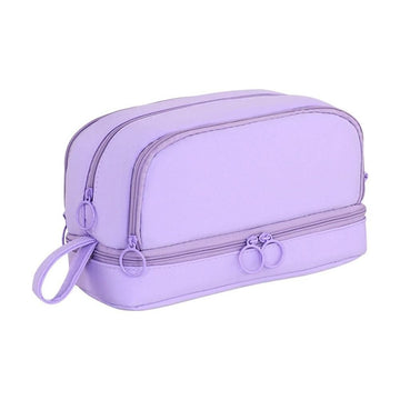 Large capacity pencil case by Everything Baby with multiple compartments, ideal for school, college, or office use.