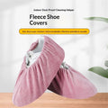 Two pairs of washable slip-on shoe covers for boys' shoes, compatible with fitness and hockey slideboards, size 37-42.