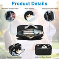 Black universal stroller organizer by Everything Baby with insulated cup holder, multiple pockets, and large capacity for baby accessories.