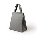 Grey insulated black lunch bag for men and women by Everything Baby, featuring zipper closure and reusable design for kids and adults.