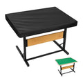 Black waterproof puzzle board cover with drawers for jigsaw puzzles, dustproof and ideal for kids and adults, 92x69x20cm.