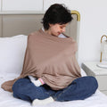 Soft rayon breastfeeding cover by Everything Baby, full 360° coverage nursing poncho for comfortable, discreet breastfeeding.