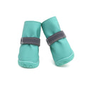 Large dog shoes by Everything Baby, waterproof paw protectors for winter, summer, and rainy outdoor walks on snowy or hot pavement.