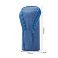 Everything Baby foldable standing pencil pouch with colorful design, small portable pen and pencil case for school or office supplies
