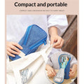 Standing foldable pencil case pouch by Everything Baby, small portable pen and pencil holder for school and office supplies.