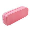 Large soft silicone waterproof pencil case for kids with creative gradient colors and a random zipper, ideal for school supplies.