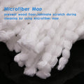 White microfiber replacement heads for 360 spin mop systems, compatible with Hurrica, Mopnad, Cassabel, and other brands.