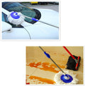 Three white microfiber replacement heads for spin mops compatible with Hurrica, Mopnad, Cassabel, and other 360 spin mop systems.