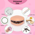 Two silicone pacifier holder cases by Everything Baby, portable BPA-free pacifier pouches for newborns in diaper bags.
