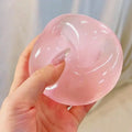 Blue and pink moldable slow rebound coconut oil handmade squeezing ball for stress relief, ideal for babies and kids.