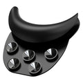 Silicone shampoo bowl neck rest with suction cup for salon sinks, provides non-slip support during hair washing for kids.