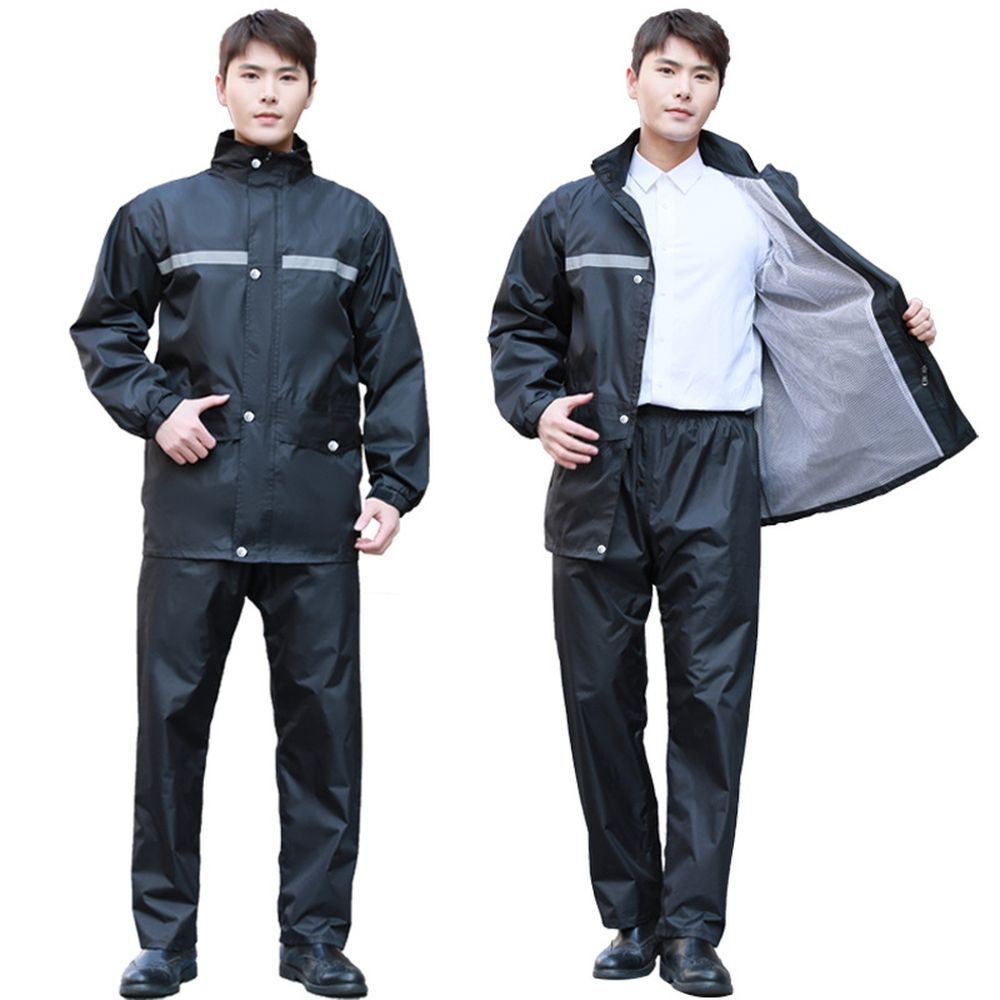 Baby rain suit for electric bike and motorcycle with reflectors, waterproof cycling gear for full protection during travel.
