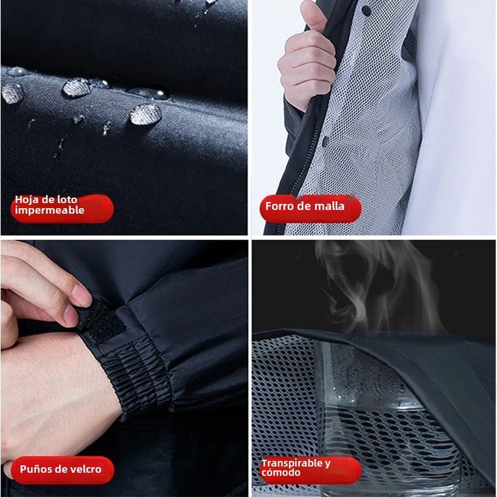 Everything Baby rain suit for electric bikes and motorcycles, waterproof with reflectors, full protection cycling gear for kids.