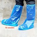 20-pack waterproof non-slip shoe covers for girls, thick and transparent plastic, ideal for outdoor use, by Everything Baby.