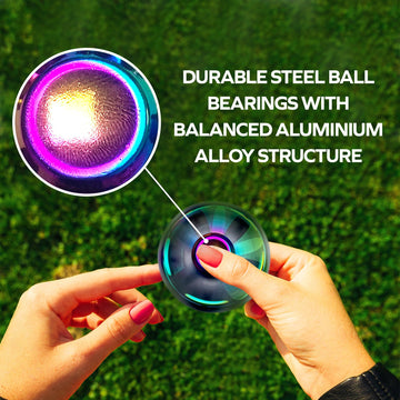 Bright rainbow anti-anxiety hand toy by Everything Baby for kids and adults, perfect for relieving boredom and stress.