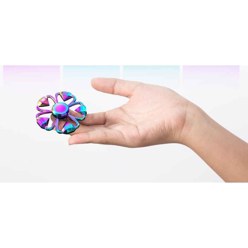 Colorful Rainbow Anti-Anxiety Hand Toy by Everything Baby for kids and adults, helps relieve boredom and anxiety, ideal for pretend play.