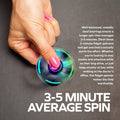 Rainbow anti-anxiety hand toy by Everything Baby, colorful pretend play stress relief toy for kids and adults.