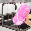 Set of three silicone flower-shaped molds for candy, chocolate, jelly, and ice cubes featuring jumbo rose designs, non-stick for easy use.