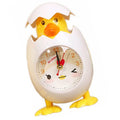 Cute chicken egg alarm clock for kids, cartoon desktop clock with playful design, ideal for children’s bedrooms and pretend play.